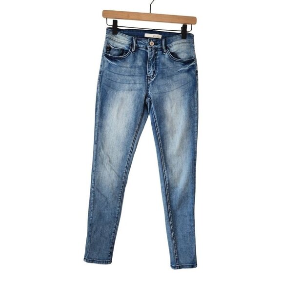 Kancan Medium Wash Stretch Denim Skinny Jeans Blue Jeans Jeggings Women's 26 - Picture 1 of 8